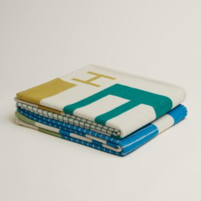 ❤お得なお品❤エルメス ブランケット H柄 ボルドーxホワイト お洒落